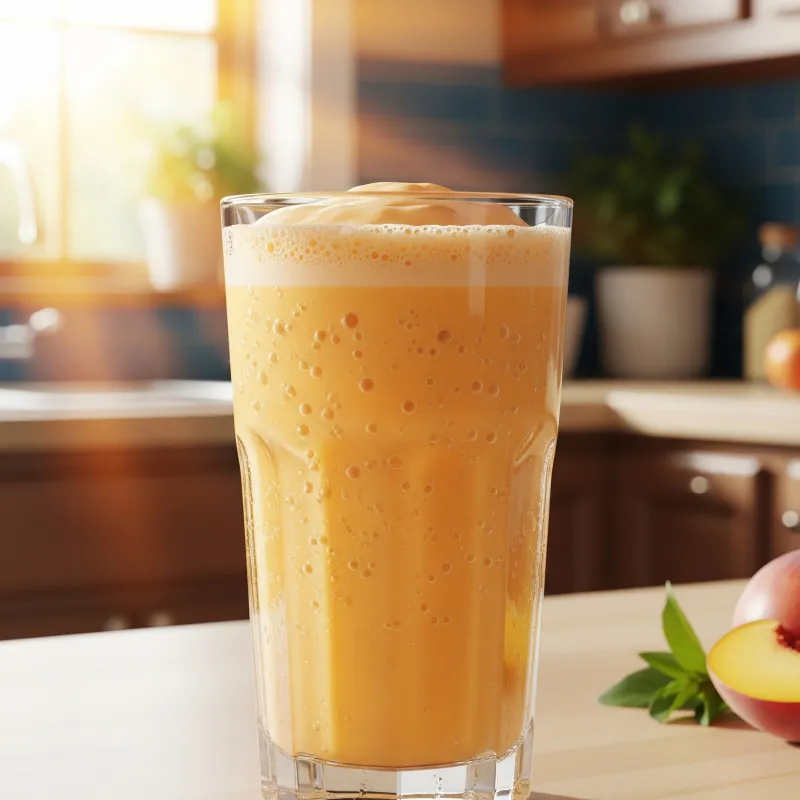 Şeftalili Milkshake